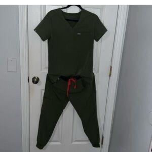 Figs Zamora jogger XS petite, Figs Katarina one pocket scrub top XS